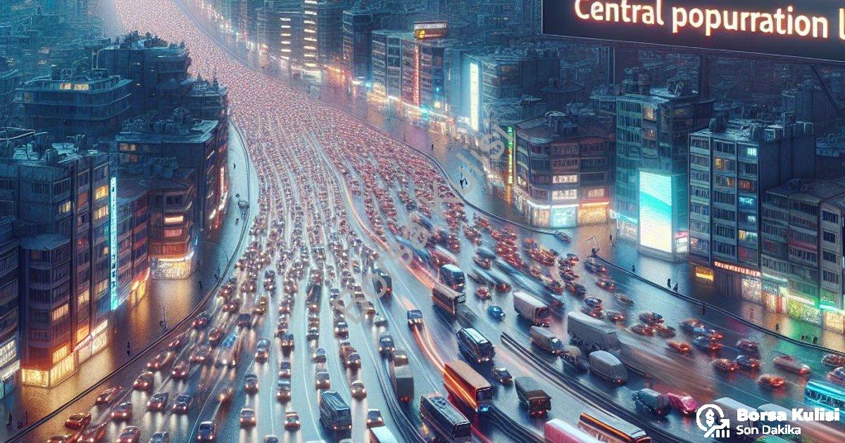 "Kütahya'da Araç Sayısı Rekor Kırdı: Merkez Nüfusu Geride Kaldı" başlıklı haber için fotorealistik,