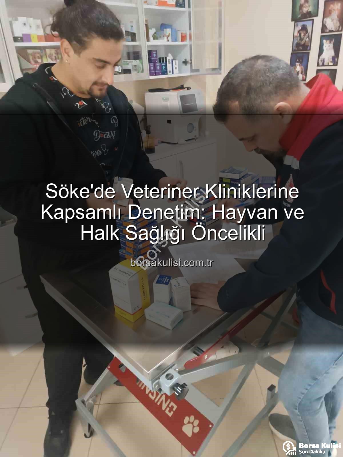 Söke veteriner klinik denetimi - Söke'de Veteriner Kliniklerine Kapsamlı Denetim: Hayvan ve Halk Sağlığı Öncelikli