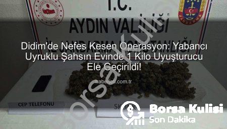 Didim’de Nefes Kesen Operasyon: Yabancı Uyruklu Şahsın Evinden Çıkanlar Şoke Etti! 1 Kilo Uyuşturucu Ele Geçirildi