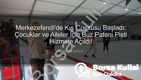 Merkezefendi’de Buz Pateni Heyecanı Başladı: Kış Boyunca Eğlence Dolu Anlar Sizi Bekliyor!