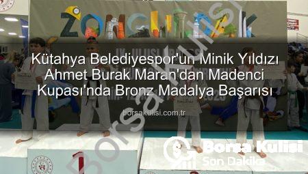 Kütahya Belediyespor’un Minik Yıldızı Ahmet Burak Maran’dan Madenci Kupası’nda Bronz Madalya Başarısı