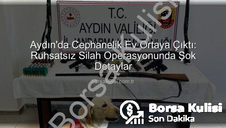 Aydın’da Cephanelik Ev Ortaya Çıktı: Ruhsatsız Silah Operasyonunda Şok Detaylar