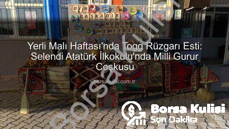 Yerli Malı Haftası’nda Togg Rüzgarı Esti: Selendi Atatürk İlkokulu’nda Milli Gurur Coşkusu