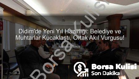 Didim’de Yeni Yıl Öncesi Muhtarlar ve Belediye Başkanı Buluştu: Ortak Akıl ve Planlama Vurgusu